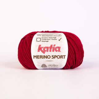 Merino-Sport 50g 21 granat