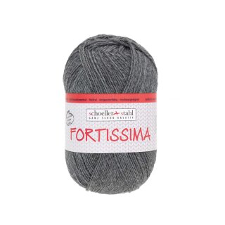 Schoeller Fortissima Uni 100g Sockenwolle 2057 midgrey