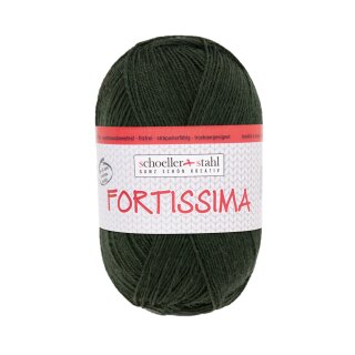 Schoeller Fortissima Uni 100g Sockenwolle 2091 jagd