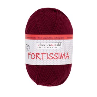 Schoeller Fortissima Uni 100g Sockenwolle 2011 rubin