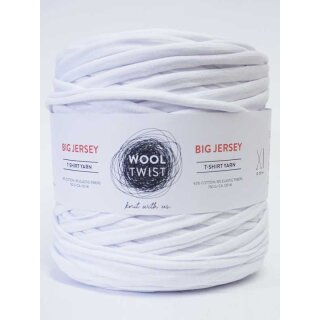 Big Jersey - Textilgarn XXL 01 pur white