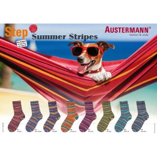 Austermann Step Summer Stripes 100g Sockenwolle