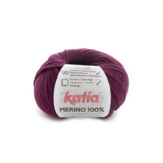 Merino 100% 50g 25 bordeaux