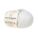 Alpaca Fluffy 50g von Austermann 01 wollweiss