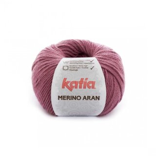 Merino Aran 100g 54 dunkelrose