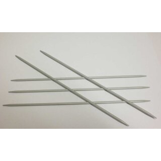 Knit Pro Basix Aluminium Nadelspiel 20cm Nd.2,5