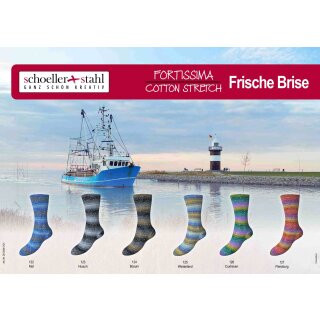 Schoeller Fortissima Cotton Stretch Frische Brise 100g Sockenwolle