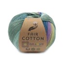 Fair Cotton Granny 150g 301 blau-gelbgrün-lila