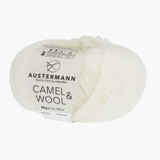 Camel & Wool 50g von Austermann 01 wollweiss