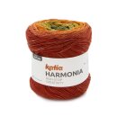 Harmonia 150g Bobbel 211 rot-lachsrot-grün-blau