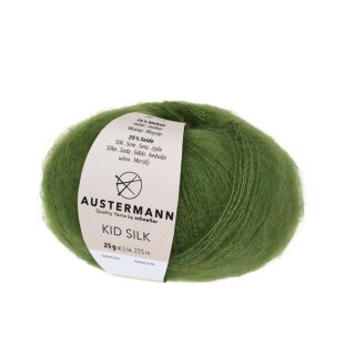 Kid Silk 25g von Austermann 28 grasgrün