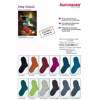 Austermann Step Classic 100g Sockenwolle 1023 petrol