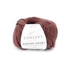 Merino-Sport 50g 72 rotbraun